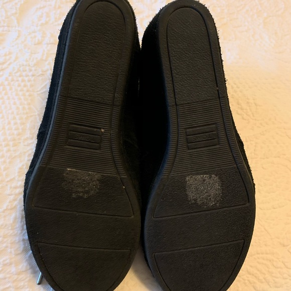 Toms Black Suede Ankle Boots - Picture 6 of 7